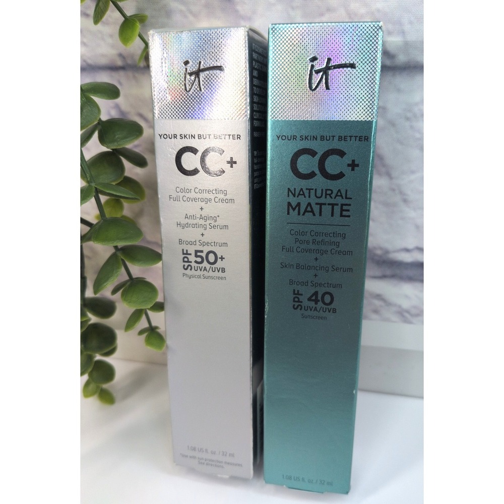 NIB 2🌿IT CC+ COLOR CORRECTING SPF ANTI AGING HYDRATING SERUM **EXP 24/25**